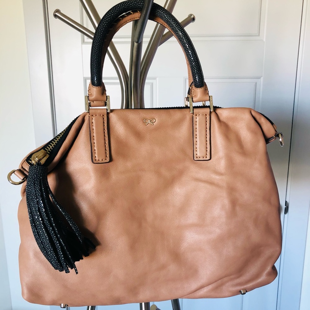 Anya Hindmarch genuine leather work bag